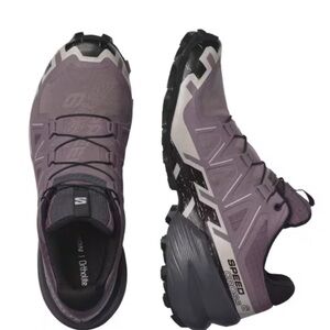 Salomon Speedcross 6 W Trail Runners, Moonscape/Black, 9